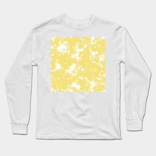 Buttercup Yellow Storm - Tie-Dye Shibori Texture Long Sleeve T-Shirt